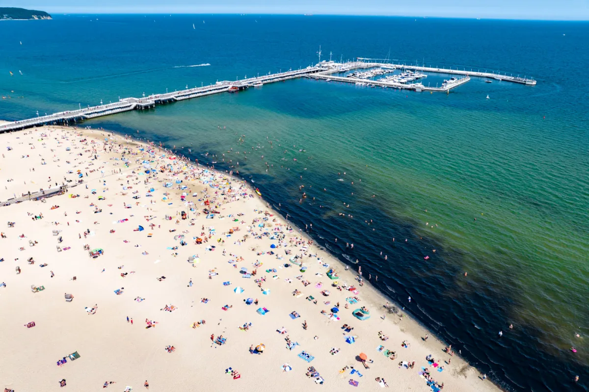 Plaża w Sopocie